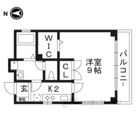 プリシード東福寺レジデンスの間取り写真