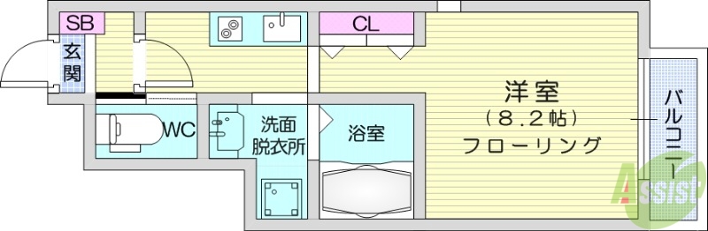 ARMANDあすと長町の間取り写真