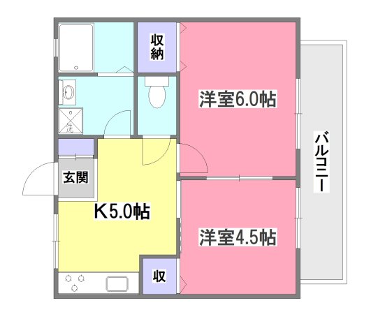 西武池袋線 秋津駅 徒歩13分 2階建 築20年の間取り写真