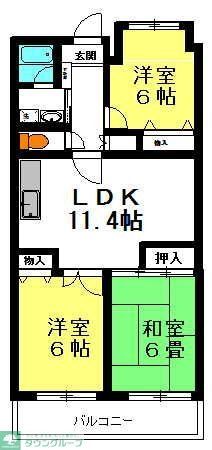 フォレストの間取り写真