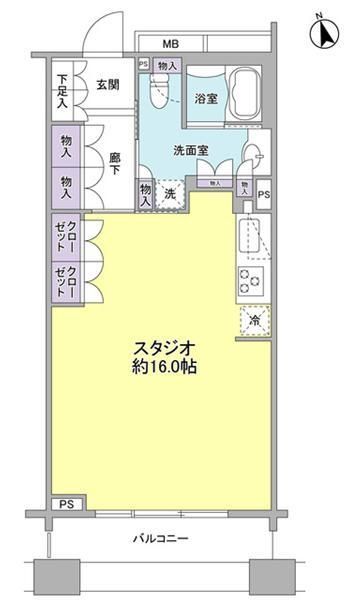 パークフラッツ銀座イーストの間取り写真