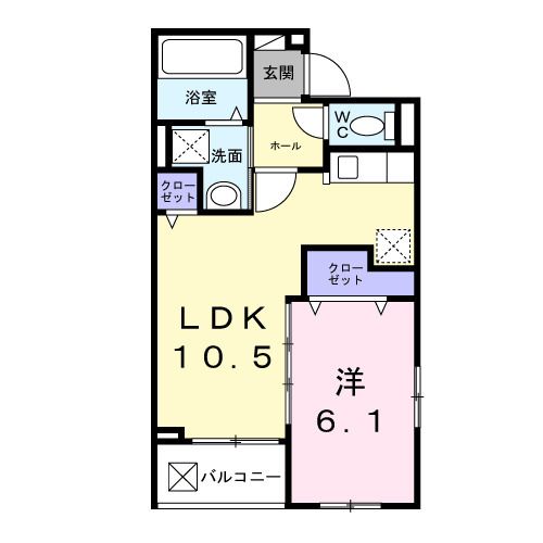 アルストロメリアVの間取り写真