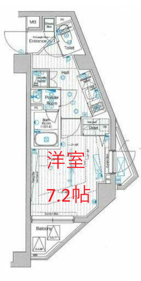 京急空港線 糀谷駅 徒歩9分 3階建 築10年の間取り写真