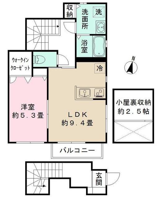 RIZ大京町の間取り写真