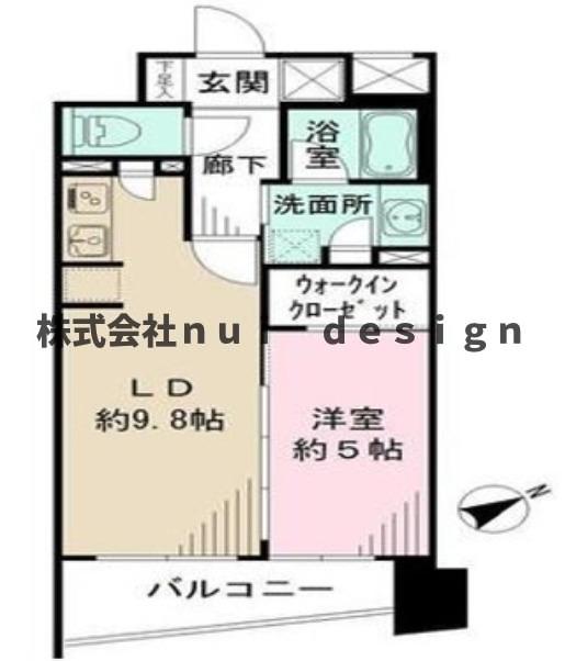 ＪＲ山手線 田端駅 徒歩10分 13階建 築22年の間取り写真