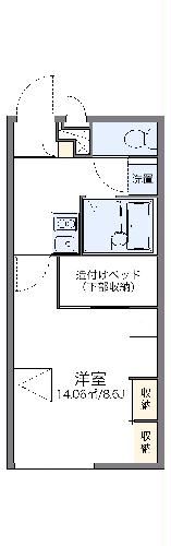 レオパレスHYTIIの間取り写真