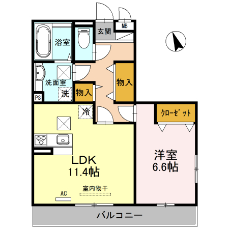 THE RESIDENCE姫路神屋町の間取り写真