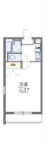 レオパレスシャルマンの間取り写真