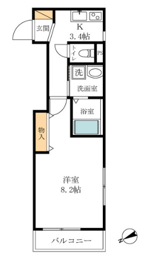 Maison すみれの間取り写真