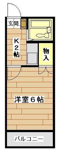 ラフォーレ大成の間取り写真