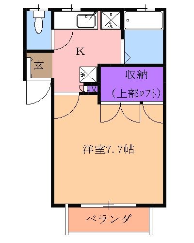 ウイングスタチバナ東の間取り写真