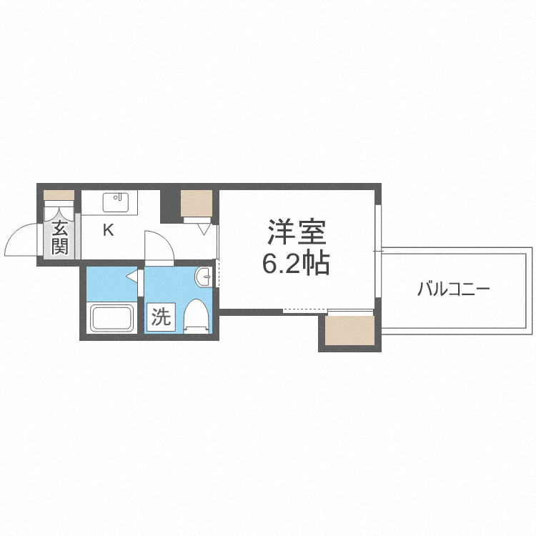 SERENiTE本町エコートの間取り写真