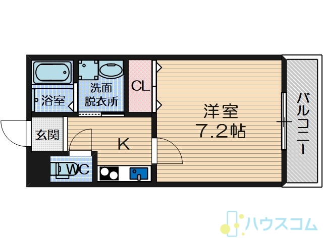 プルメリア東正雀の間取り写真
