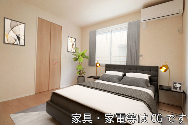 居室・リビング　洋室（家具・家電等はＣＧです）