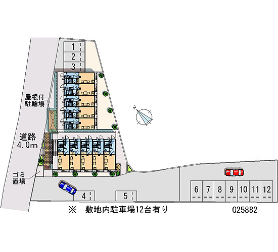 【香椎駅東の駐車場】