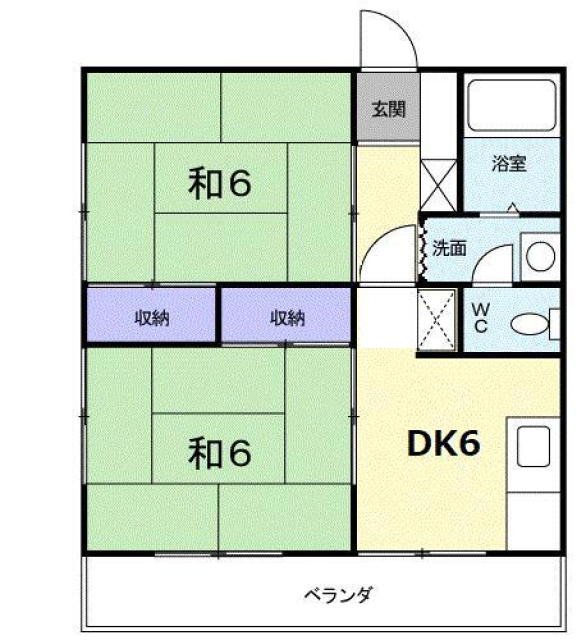 渡部マンションの間取り