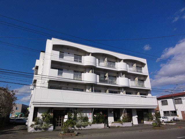 釧路市松浦町のマンションの建物外観