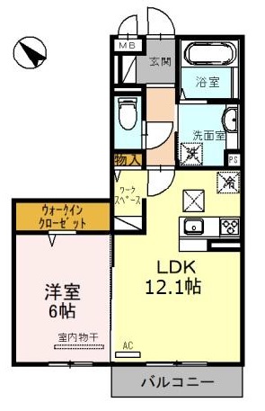 【シャルムアンジュの間取り】