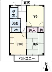 SunFlower正木IIの間取り