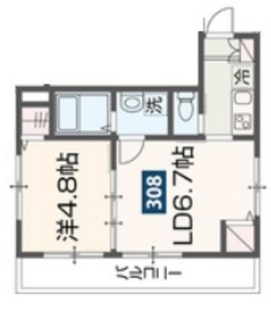 MELDIA南行徳の間取り