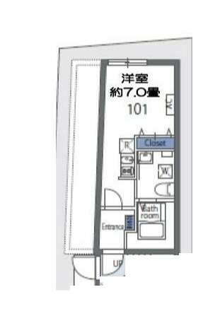 江東区北砂のマンションの間取り