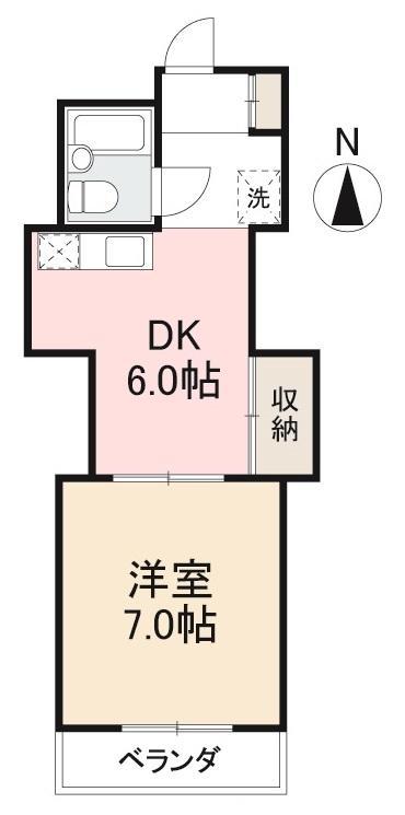 高松市西町のマンションの間取り