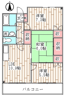 アーバンイーストの間取り