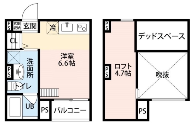 堺市堺区中之町東のアパートの間取り