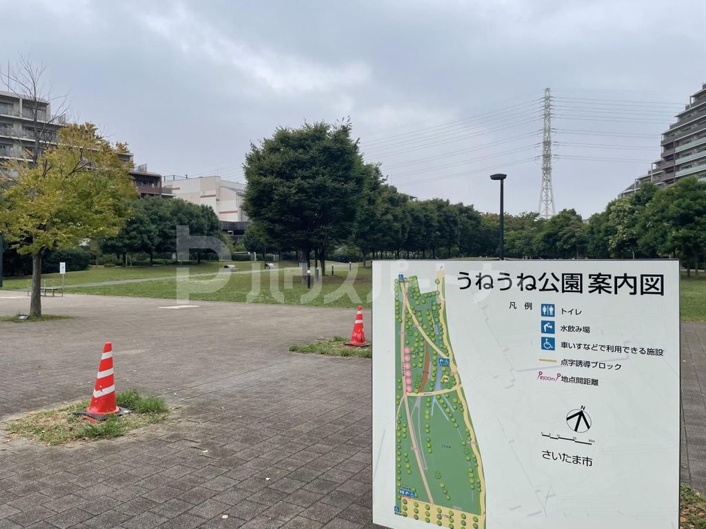 【さいたま市北区日進町のアパートの公園】