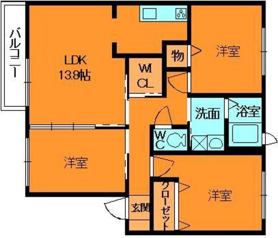 ビスタ法隆寺の間取り