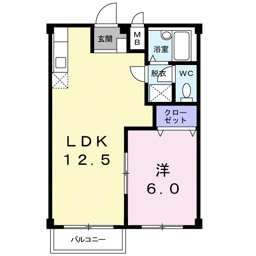 エルディムヒロの間取り