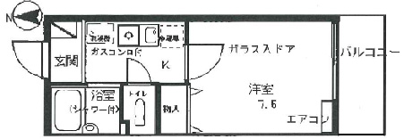 ドミールＡ棟の間取り