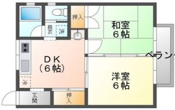 ファミール大豆の間取り