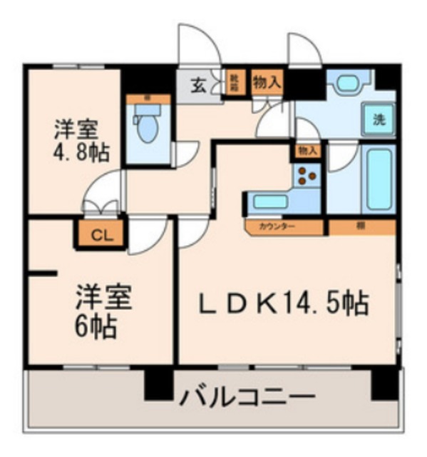 フォレシティ秋葉原の間取り