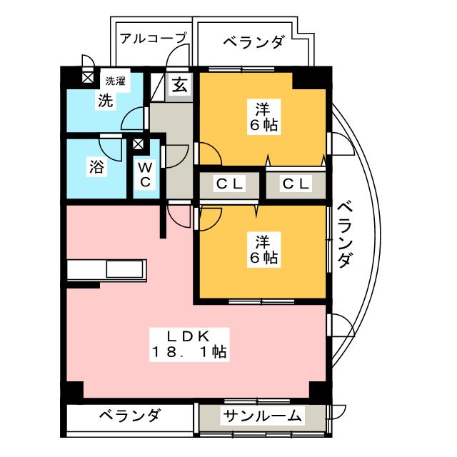 ＦＯＲＭ　ＧＰの間取り