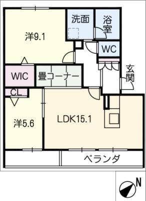 Ｍａｓｔ　Ｔｅｒｒａｃｅ別名Ａの間取り