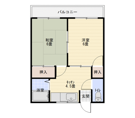 別府王子ハイツの間取り