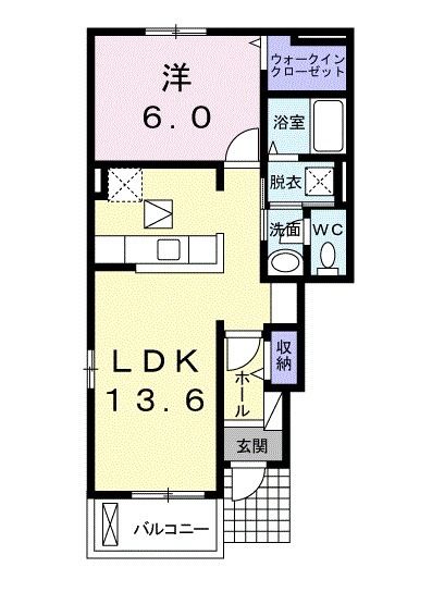 ピーメイルＢの間取り