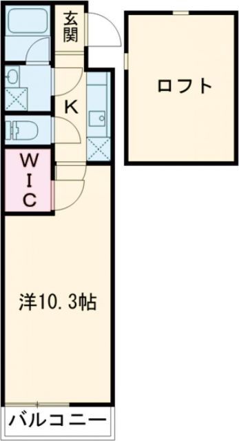 堺市堺区北清水町のアパートの間取り