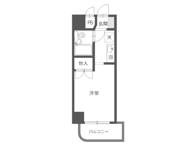 川越市田町のマンションの間取り