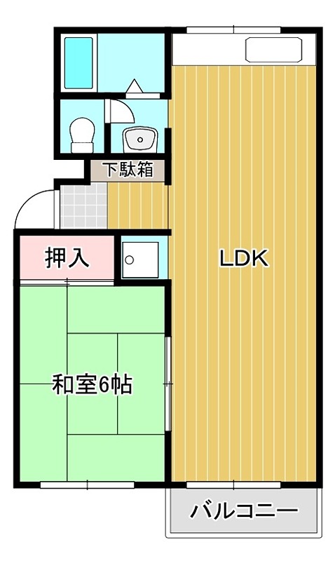 サンヴェルジュIの間取り