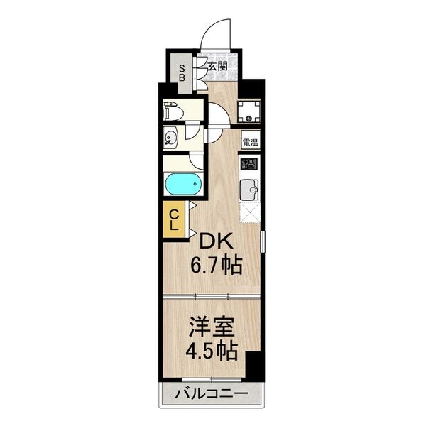 インプルーブ三宮イーストの間取り