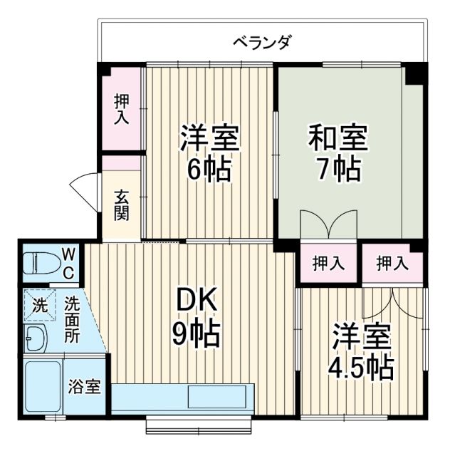 南シャトルの間取り