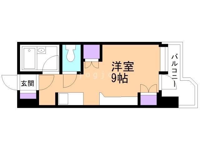 札幌市中央区南四条西のマンションの間取り