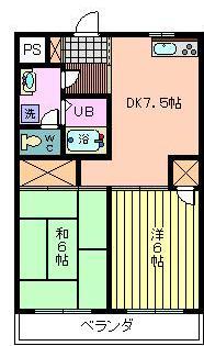 さいたま市大宮区天沼町のマンションの間取り