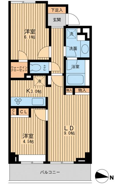 墨田区石原のマンションの間取り