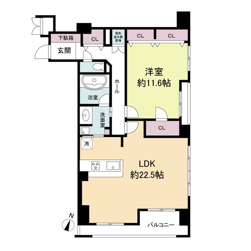 グレンパーク梅田北の間取り