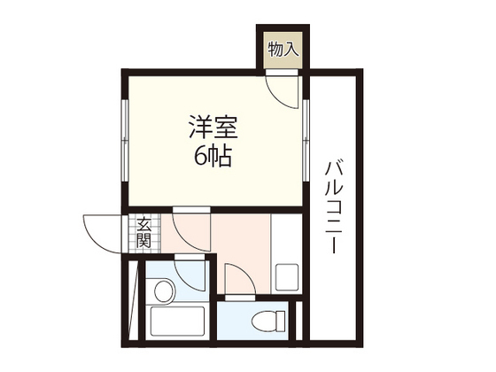 広島市安佐南区高取北のマンションの間取り