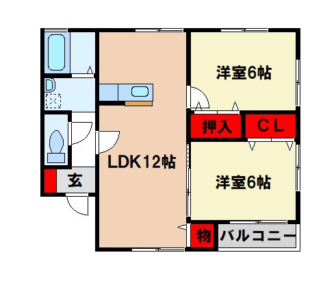 グリーンハイツの間取り