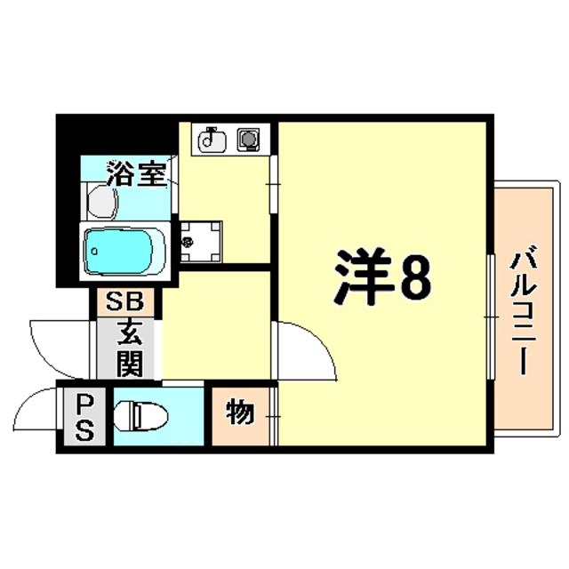 ワイズコート夙川の間取り